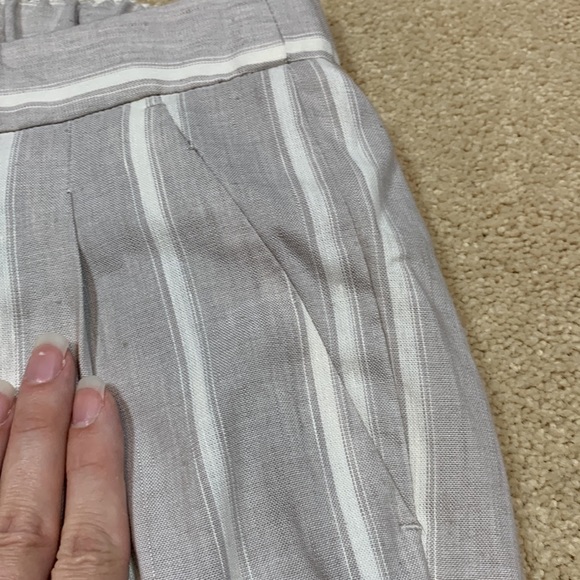 Calvin Klein Linen Pants Size 8 Pull on light breezy pockets Spring Summer - Picture 4 of 10